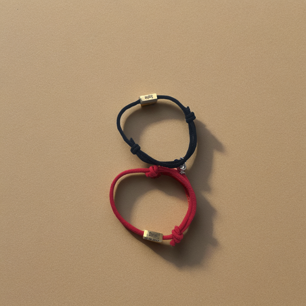 Partnerarmband mit eigener Gravur