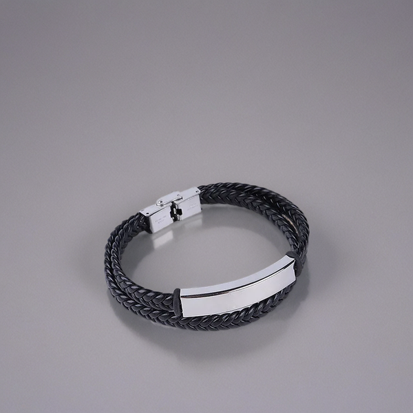 Doppelt Geflochtenes Gravur-Armband