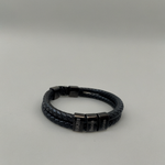 Lederarmband mit gravierten Beads