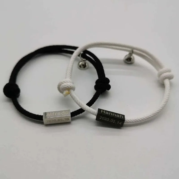 Partnerarmband mit eigener Gravur